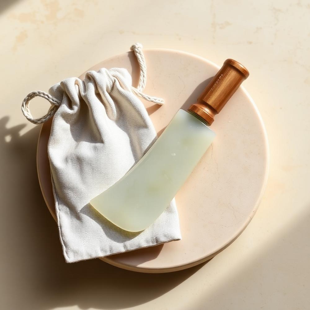Nephrite Jade Guasha Tool